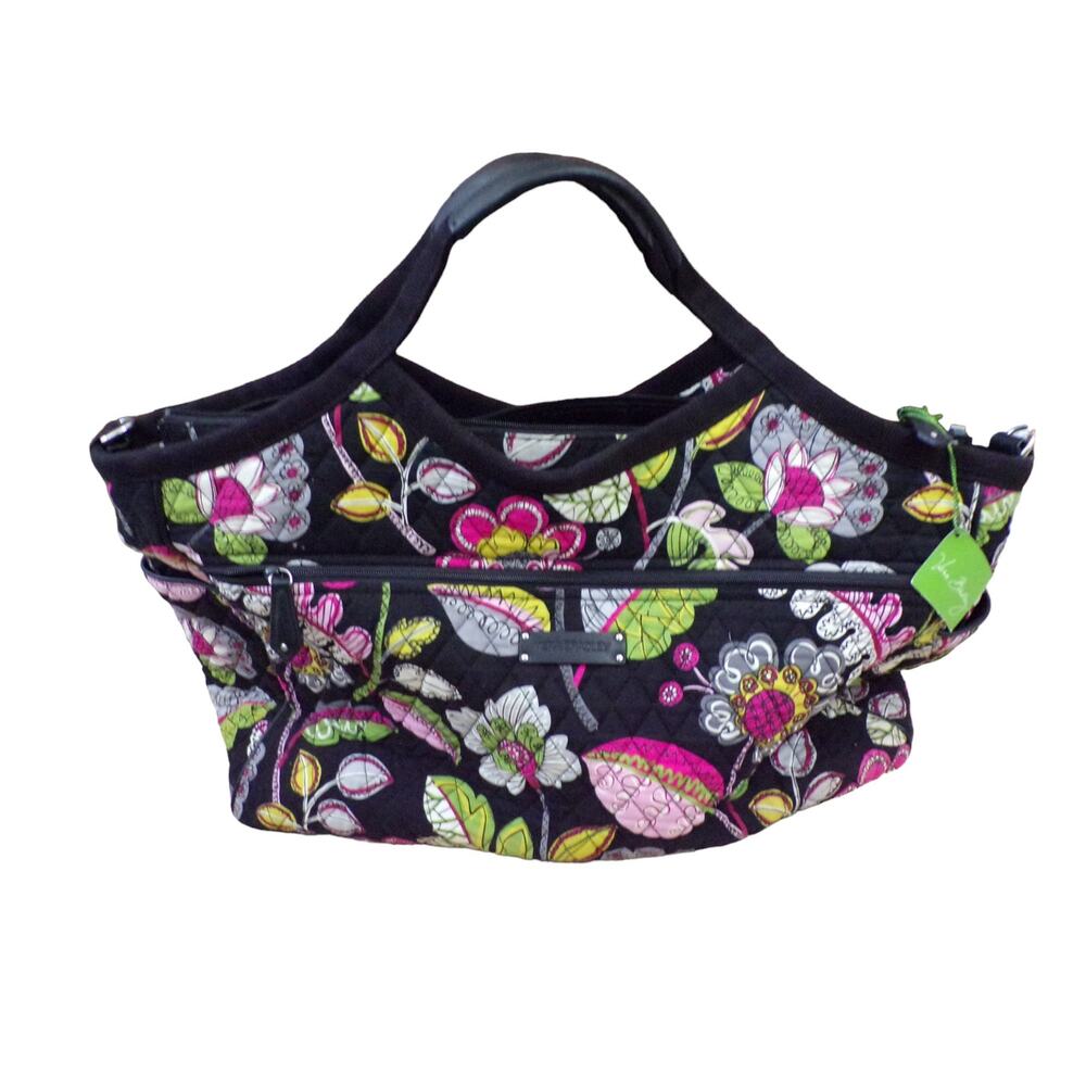 Vera Bradley Carryall Travel Bag "Moon Blooms" NWT 16" x 24" - Picture 2 of 2